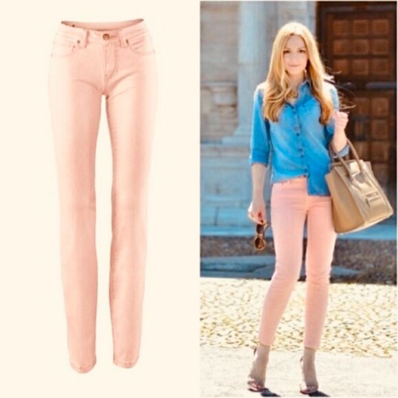 CAbi Peach Colored Skinny Jeans. - Picture 5 of 6